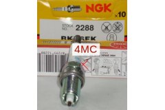 Свеча зажигания для RENAULT CLIO III (BR0/1, CR0/1) 1.6 16V (BR05, BR0B, BR0Y, BR15, BR1J, BR1M, BR1Y, CR0B,... 2005-, код двигателя K4M 800,K4M 801, V см3 1598, кВт 82, л.с. 112, бензин, NGK BKR6EK